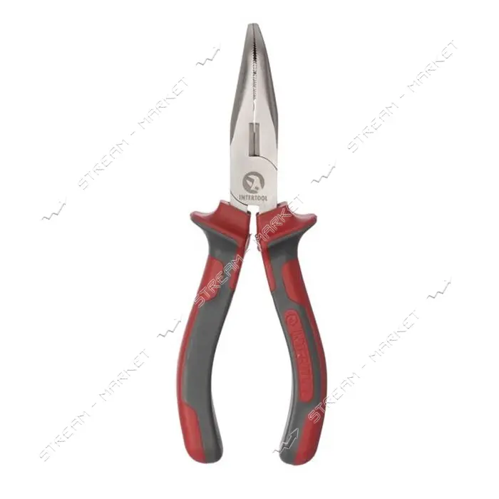 Щипцы Intertool HT-0131 Профи удлиненные изогнутые 160мм