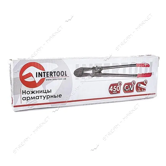 Ножницы арматурные Intertool HT-0152 450мм Cr-V max 5мм                                             