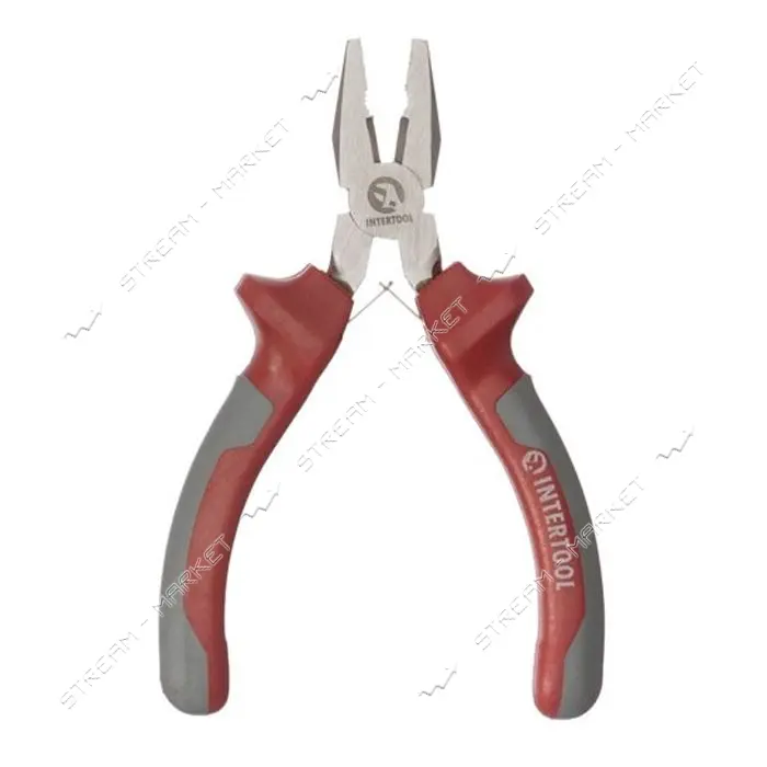 Плоскогубцы прецизионные Intertool NT-0101 комб.с накладками на рукоятках из двух матер. 115мм