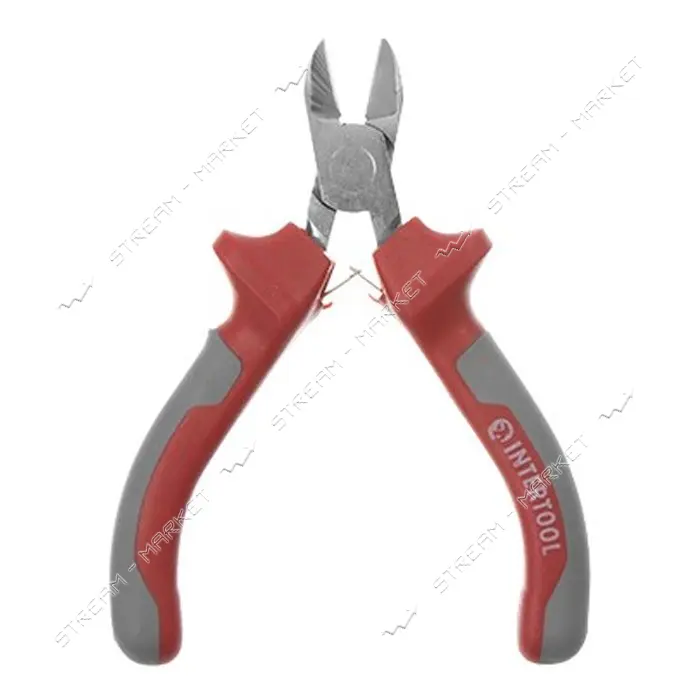 Бокорезы прецизионные комб. Intertool NT-0104 с накладками на рукоятках из двух матер. 115мм