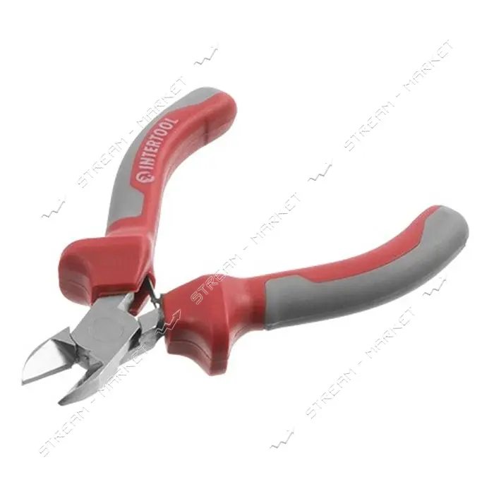 Бокорезы прецизионные комб. Intertool NT-0104 с накладками на рукоятках из двух матер. 115мм