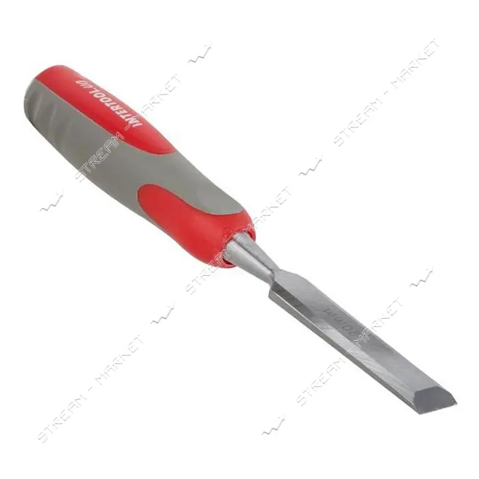 Стамеска Intertool HT-3520 20мм Cr-V двухкомпонентная рукоятка