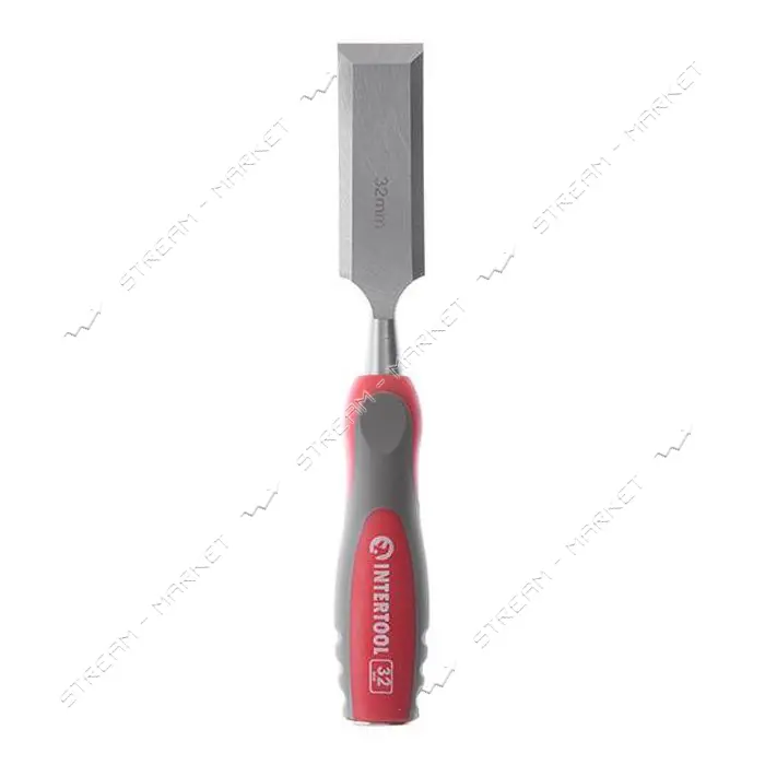 Стамеска Intertool HT-3532 32мм Cr-V двухкомпонентная рукоятка