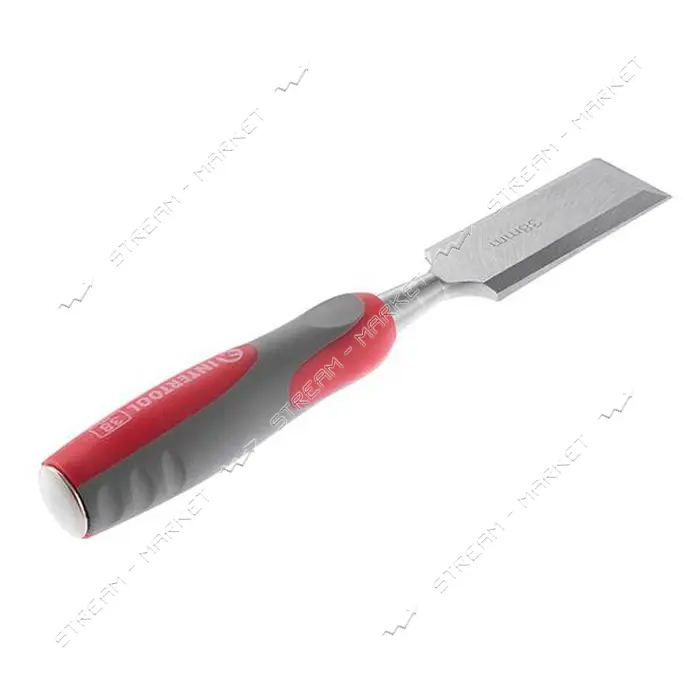 Стамеска Intertool HT-3538 38мм Cr-V двухкомпонентная рукоятка                                      