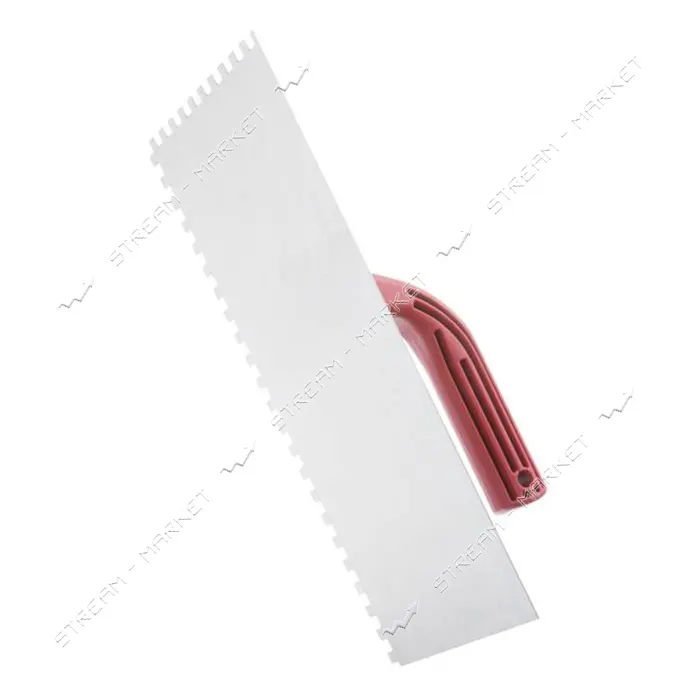 Затирка Intertool KT-0005 из оцинкованной стали 280х130мм 6х6мм