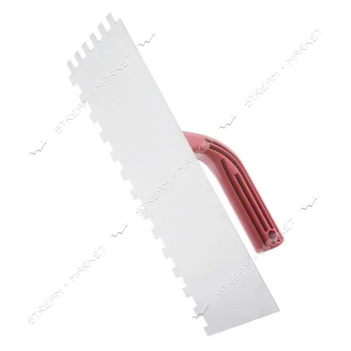 Затирка Intertool KT-0007 из оцинкованной стали 280х130мм 10х10мм                                   