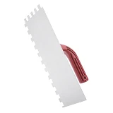 Затирка Intertool KT-0008 из оцинкованной стали 280х130мм 12х12мм