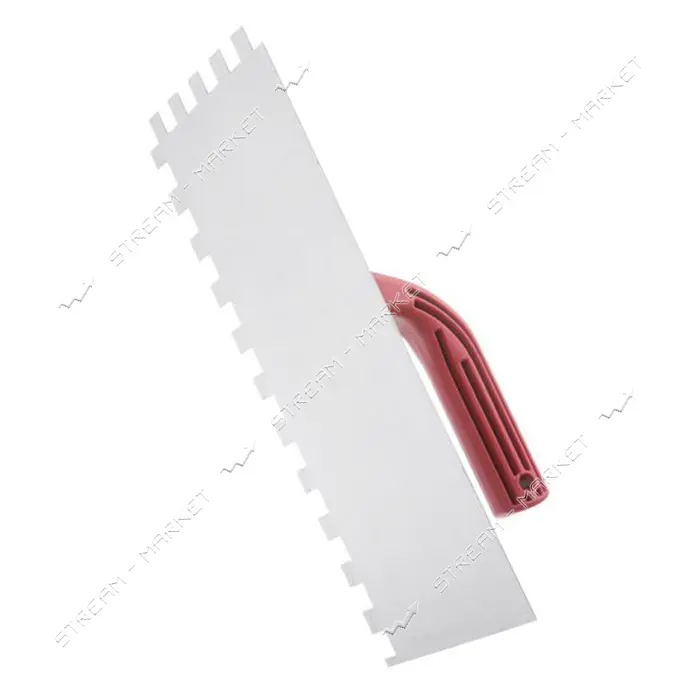 Затирка Intertool KT-0008 из оцинкованной стали 280х130мм 12х12мм