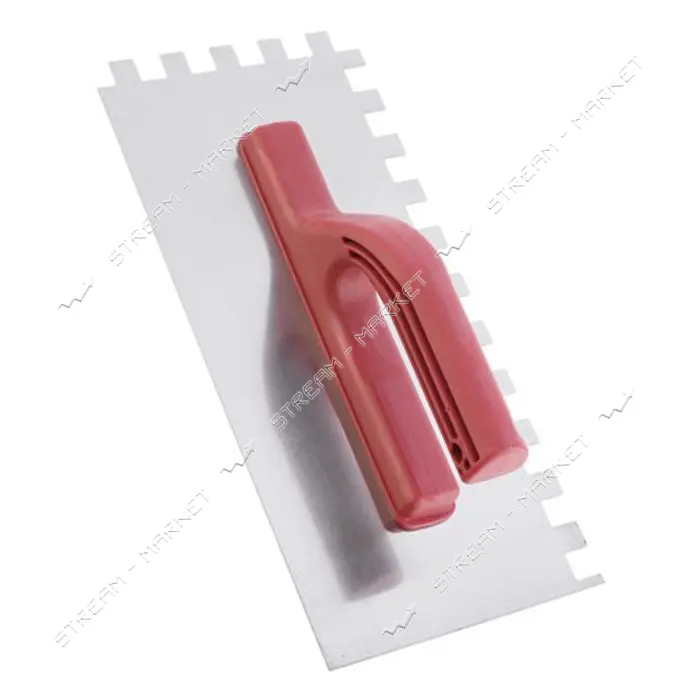 Затирка Intertool KT-0008 из оцинкованной стали 280х130мм 12х12мм