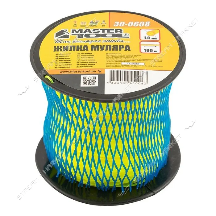 Леска каменщика катушка MasterTool 30-0608 1.0мм х 100м