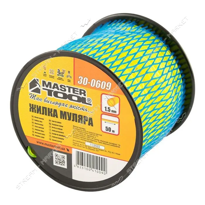 Леска каменщика катушка MasterTool 30-0609 1.5мм х 50м