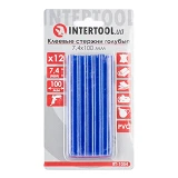 Комплект клеевых стержней Intertool RT-1054 7.4x100мм голубые 12шт