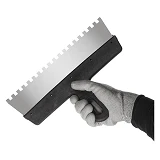 Шпатель из нержавеющей стали Intertool KT-2308 300мм с зубом 8x8мм