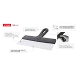 Шпатель Intertool KT-2300 из нержавеющей стали 300мм