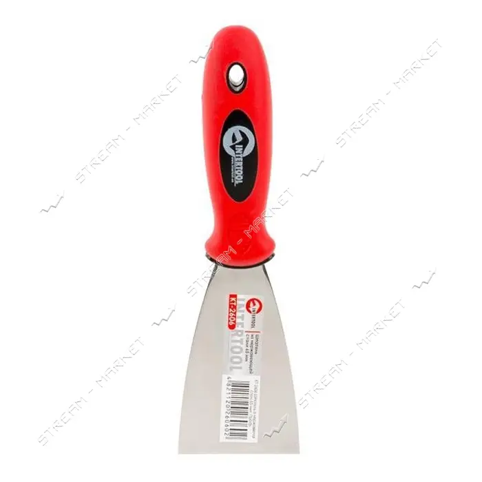 Шпатель Intertool KT-2606 Профи из нержавеющей стали 65мм                                           