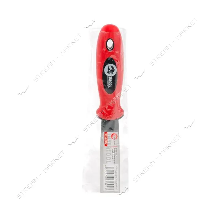 Шпатель из нержавеющей стали Intertool KT-2602 25мм Профи                                           