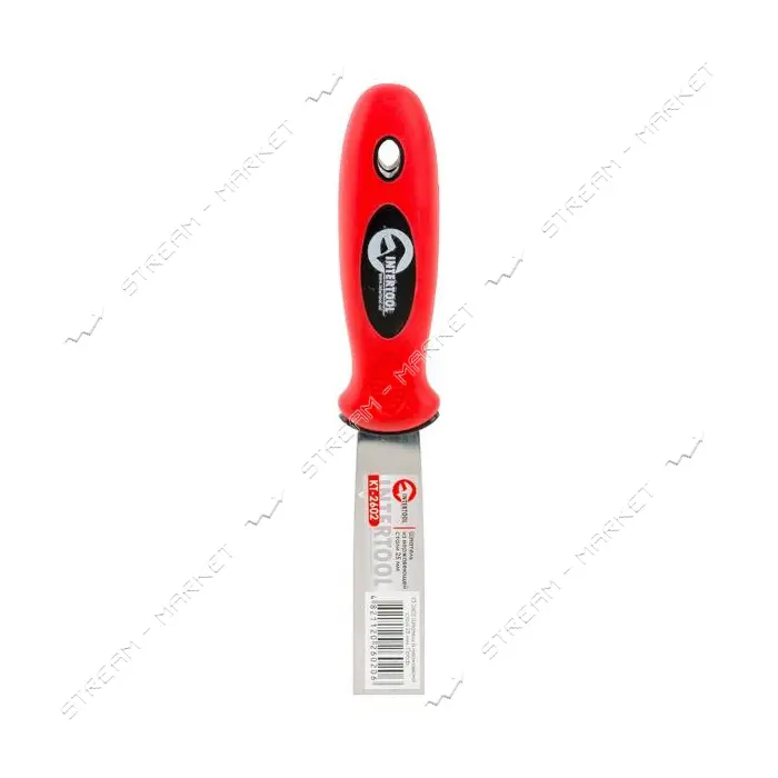 Шпатель из нержавеющей стали Intertool KT-2602 25мм Профи                                           
