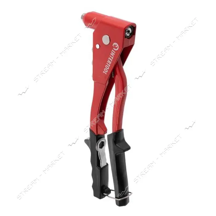 Заклепочный ручной пистолет Intertool RT-0010 цельностальной