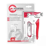 Мех. скобозаб.пист.под скобу Intertool RT-0102 11.3x0.70x4-14мм c обрезиненной рукояткой стальной