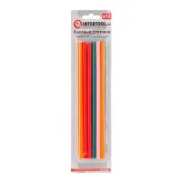 Комплект клеевых стержней Intertool RT-1032 7.4х200мм ассорти 12шт                                  