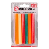 Комплект клеевых стержней Intertool RT-1027 11.2х100мм ассорти 12шт                                 