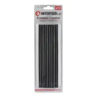 Комплект клеевых стержней Intertool RT-1023 11.2x200мм черные 12шт                                  