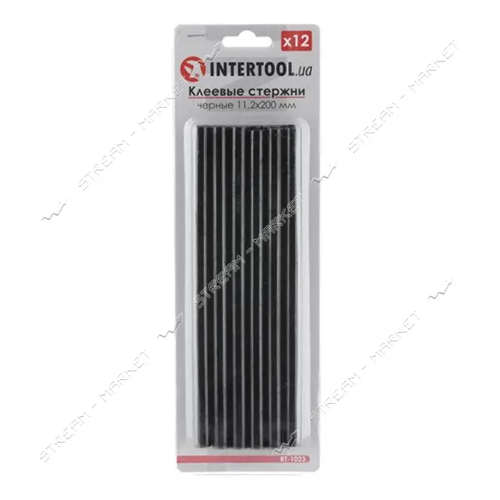 Комплект клеевых стержней Intertool RT-1023 11.2x200мм черные 12шт                                  