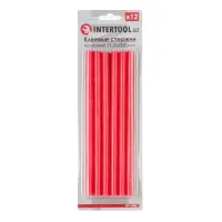 Комплект клеевых стержней Intertool RT-1042 11.2x200мм красные 12шт                                 