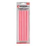 Комплект клеевых стержней Intertool RT-1046 11.2x200мм розовые 12шт                                 