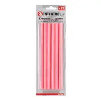 Комплект клеевых стержней Intertool RT-1046 11.2x200мм розовые 12шт                                 