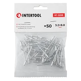 Заклепка Intertool RT-3208 алюминиевая 3.2х8.0мм                                                    