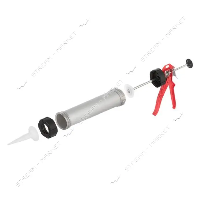 Пистолет для выдавливания силикона Intertool HT-0025 225мм