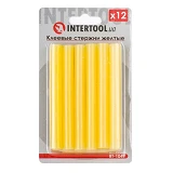Комплект клеевых стержней Intertool RT-1049 11.2x100мм желтые 12шт                                  