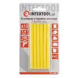 Комплект клеевых стержней Intertool RT-1050 7.4x100мм желтые 12шт