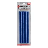 Комплект клеевых стержней Intertool RT-1053 11.2x200мм голубые 12шт                                 