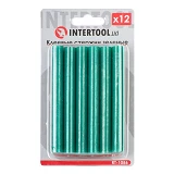 Комплект клеевых стержней Intertool RT-1056 11.2x100мм зеленые 12шт                                 