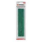 Комплект клеевых стержней Intertool RT-1059 7.4x200мм зеленые 12шт                                  