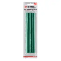 Комплект клеевых стержней Intertool RT-1059 7.4x200мм зеленые 12шт                                  