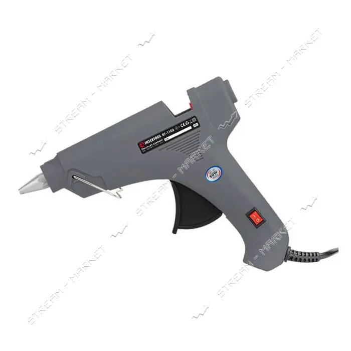 Пистолет клеевой Intertool RT-1103 60Вт 230В 165-180С под стержни 10.8-11.5мм 8-20г/мин