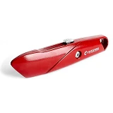 Нож Intertool HT-0505 с выдвижным трапециевидным лезвием металлический корпус                       