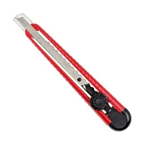 Нож Intertool HT-0511 с металлической направляющей под лезвие 9мм с винтовой фиксацией