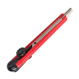 Нож Intertool HT-0511 с металлической направляющей под лезвие 9мм с винтовой фиксацией