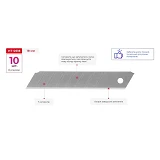 Комплект лезвий сегментных Intertool HT-0518 18мм 10шт                                              