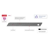 Комплект лезвий сегментных Intertool HT-0520 9мм 10шт                                               