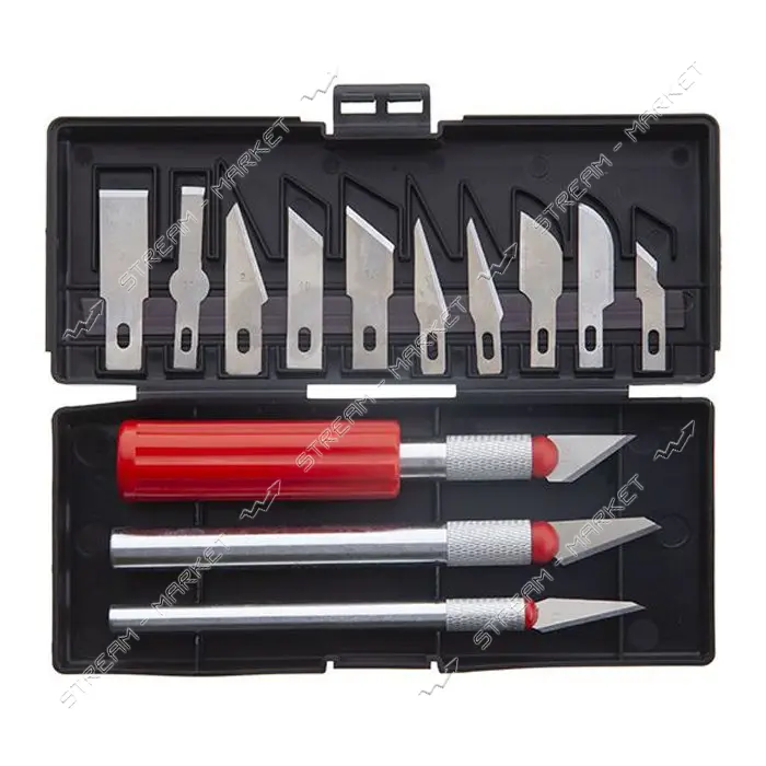 Набор скальпелей Intertool HT-0525 13шт                                                             