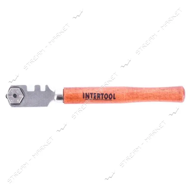 Стеклорез Intertool HT-0521 с 1 роликом                                                             