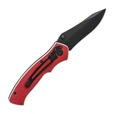 Нож Intertool HT-0595 складной 194мм ручка с металлическими вставками лезвие 80мм