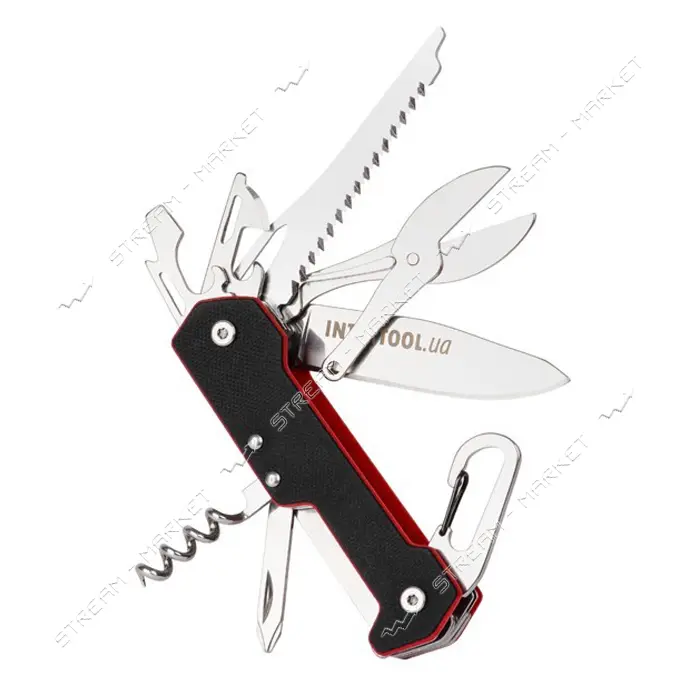 Нож складной Intertool HT-0597 165мм 9 элементов