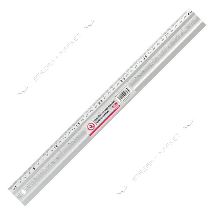 Линейка строительная алюминиевая Intertool MT-2002 400мм