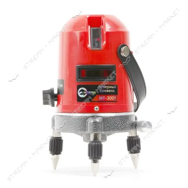 Уровень лазерный Intertool MT-3009 2 головки без штатива